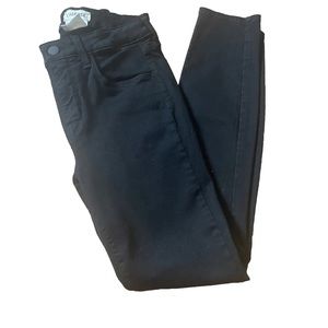 L'Agence Womens Margot High Mid Skinny Jeans Size 26 Noir EUC